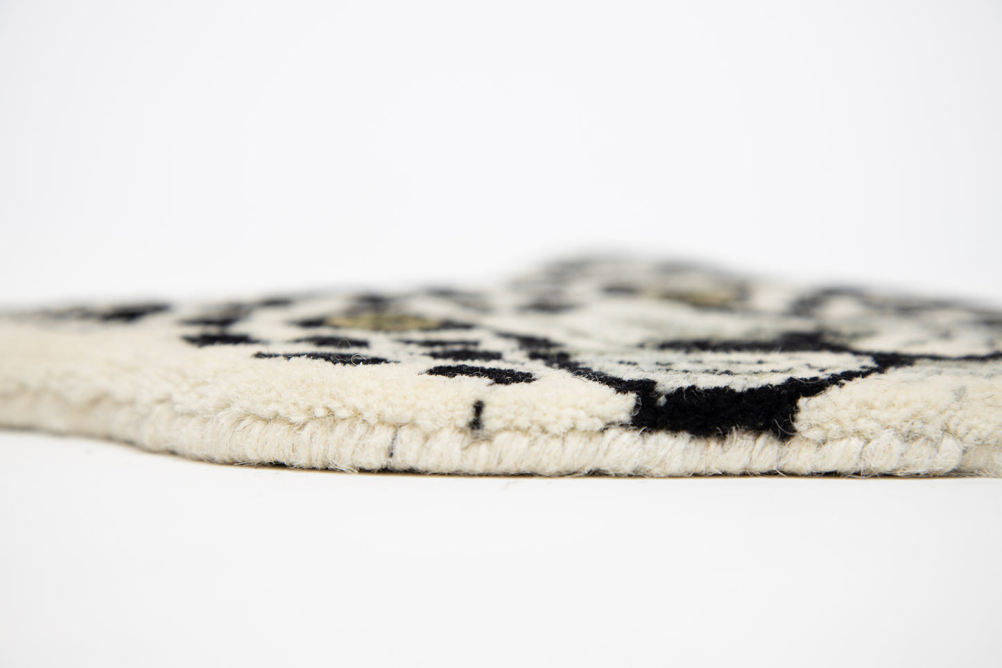 Tappeto Testa Baby White Leopard