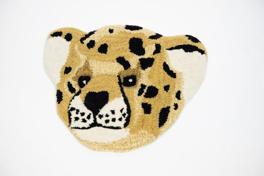 Tappeto Testa Teddy Leopard
