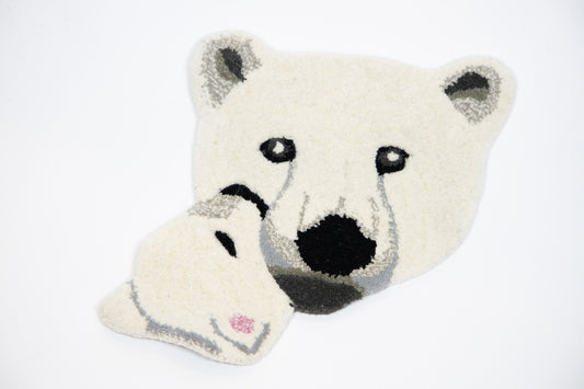 Tappeto Testa Polar Bear and Her Cub 2