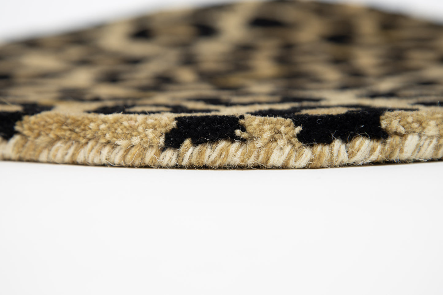 Tappeto Rotondo Big Leopald Skin