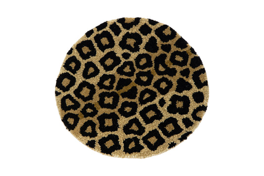Tappeto Rotondo Big Leopald Skin