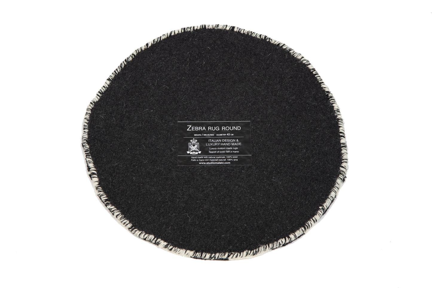 Tappeto Rotondo Zebra