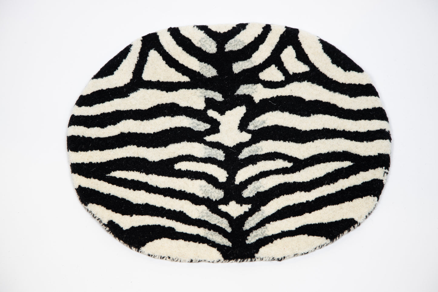 Tappeto Ovale Zebra