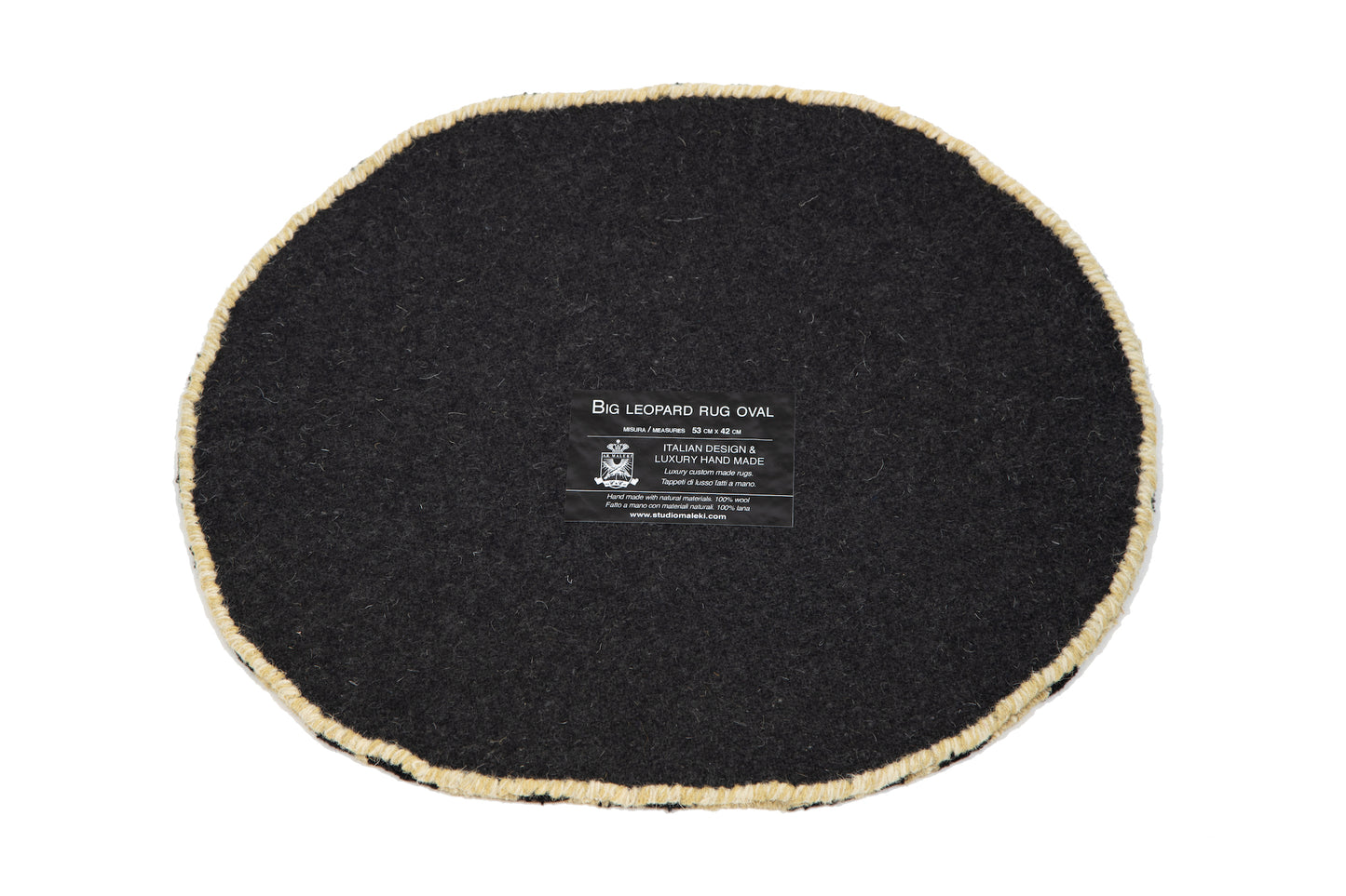 Tappeto Ovale Big Leopard Skin