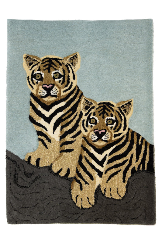 Tappeto Couple of baby tiger