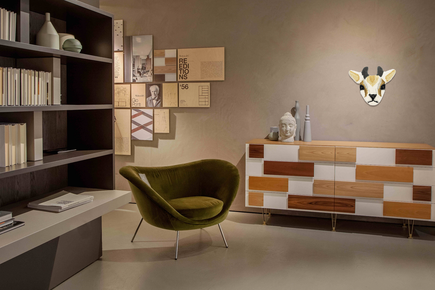 Tappeto Testa Baby Gazelle