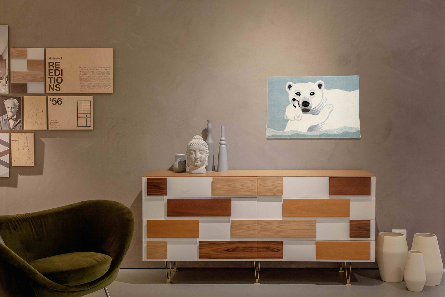 Tappeto Polar Bear and Her Cub 2
