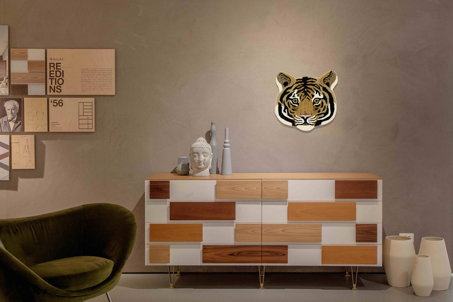 Tappeto Testa Tiger