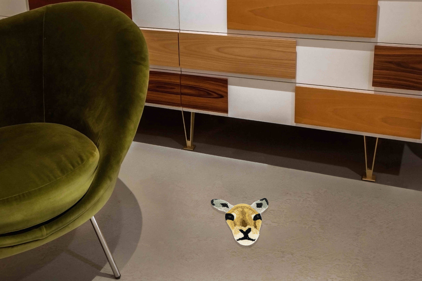 Tappeto Testa Sitting fawn