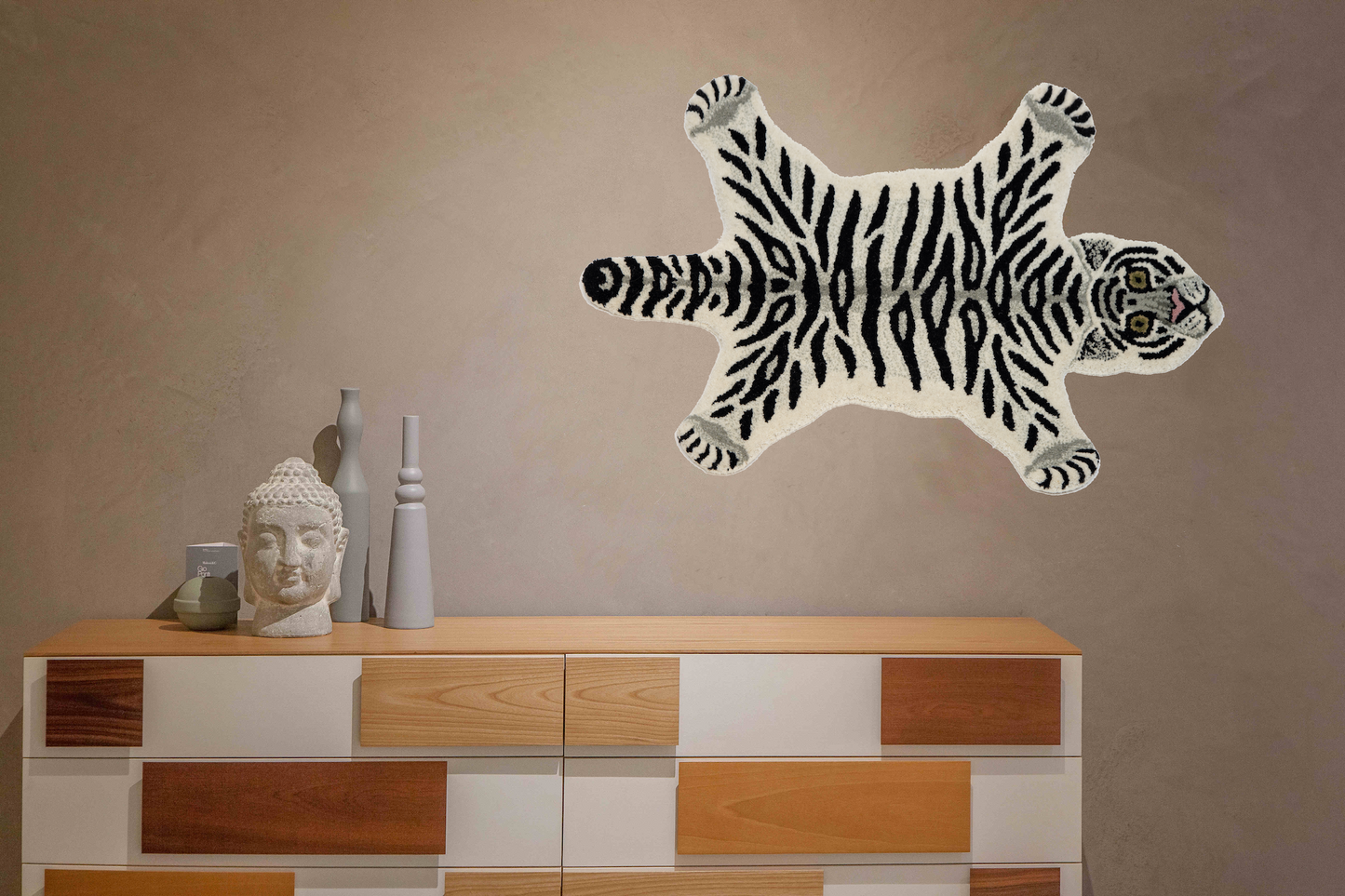 Tappeto White Tiger Skin
