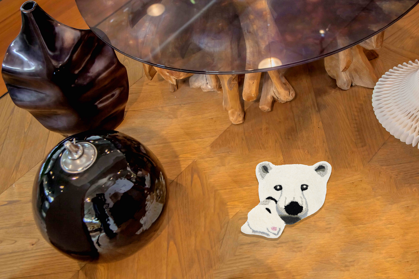 Tappeto Testa Polar Bear and Her Cub 2