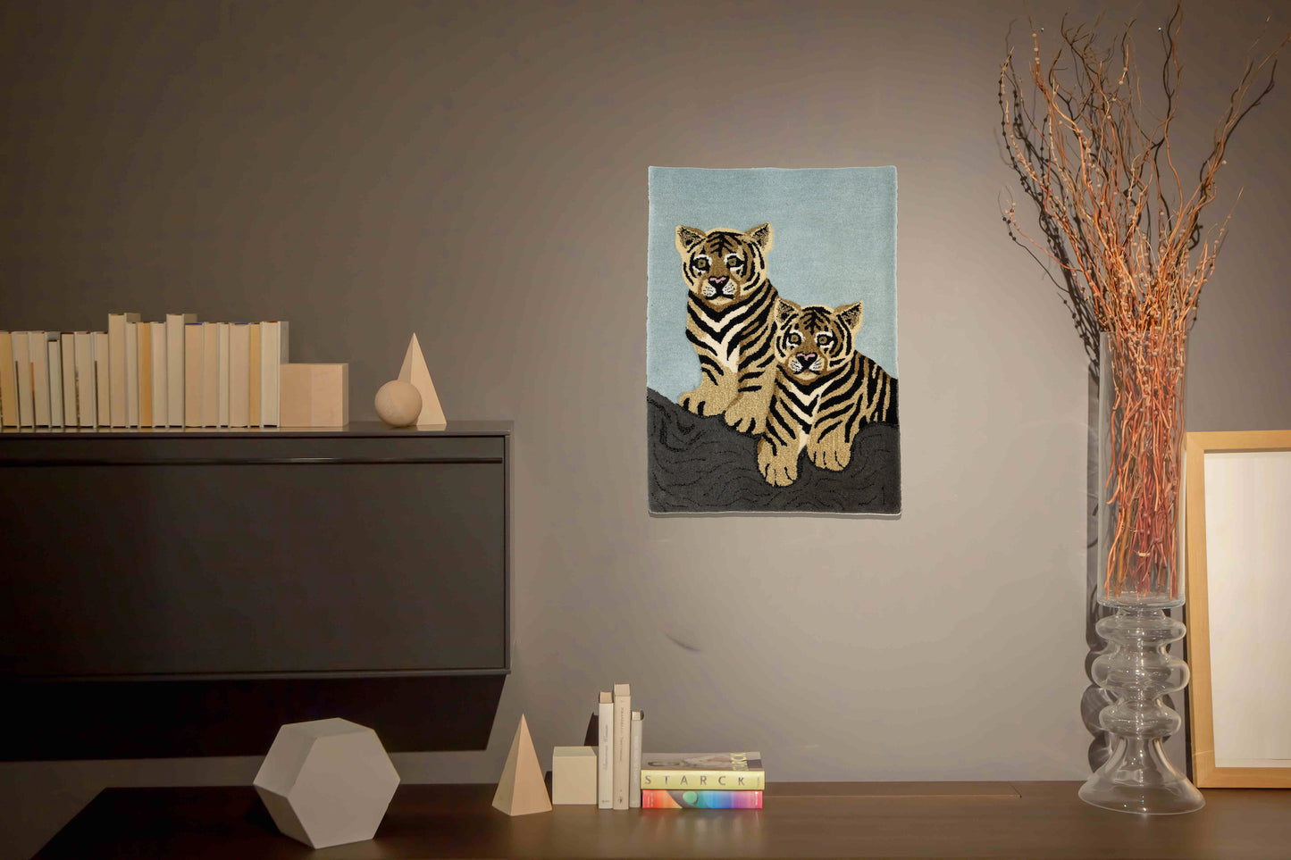 Tappeto Couple of baby tiger