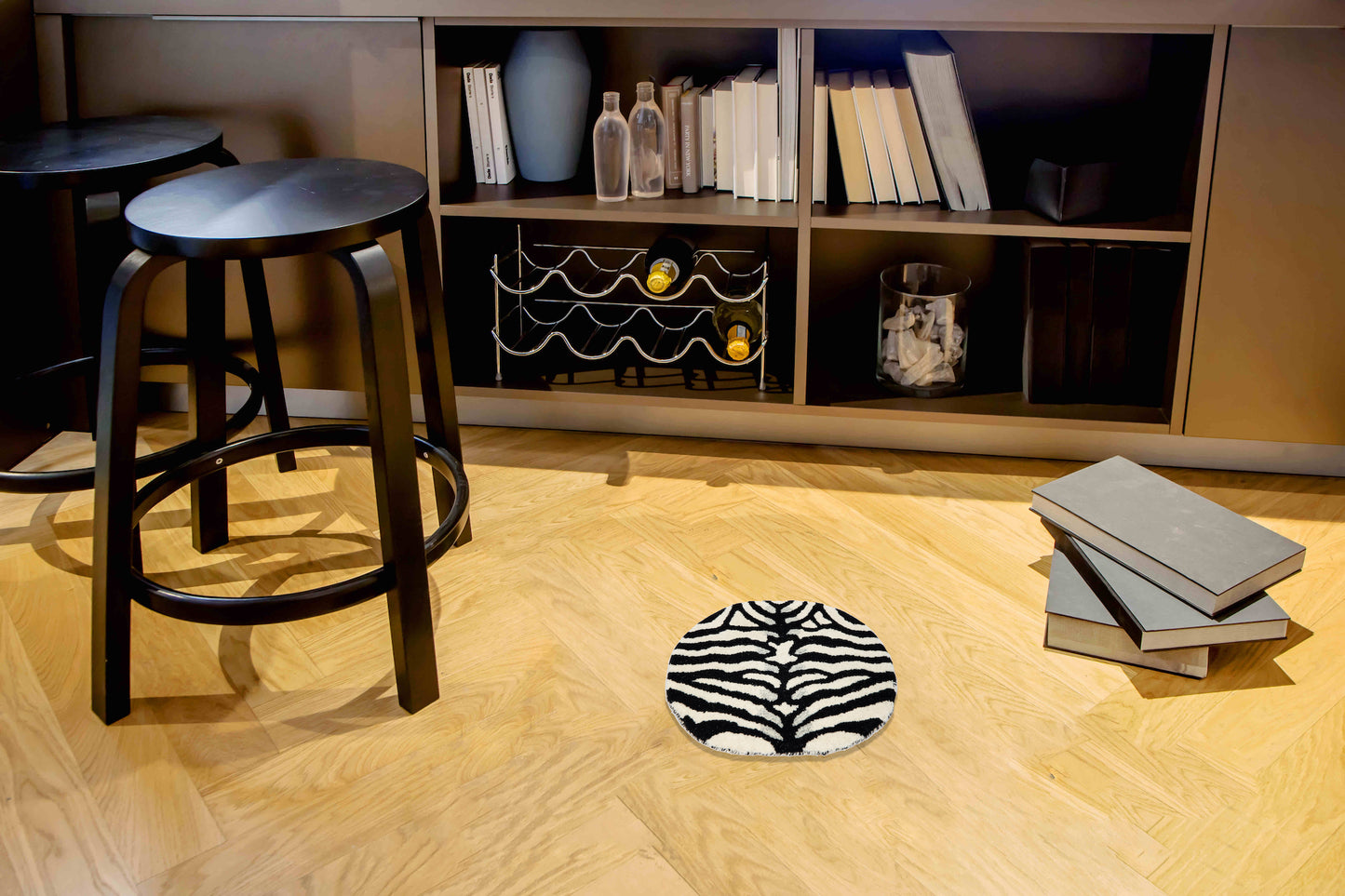 Tappeto Ovale Zebra