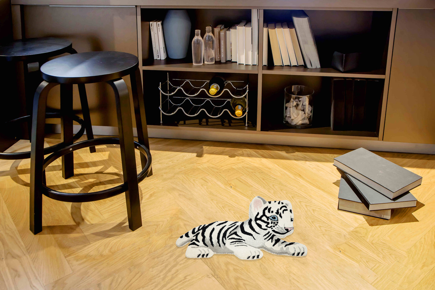 Tappeto Teddy White Tiger
