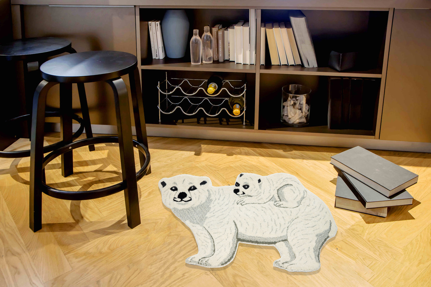 Tappeto Polar bear and her cub 3