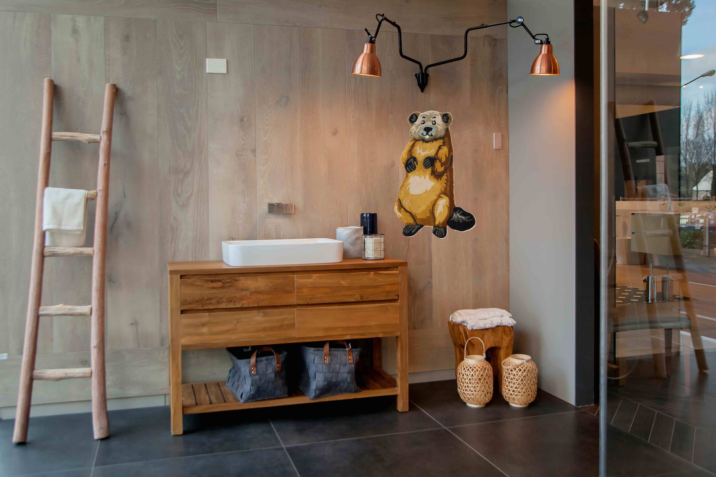 Tappeto Teddy Beaver