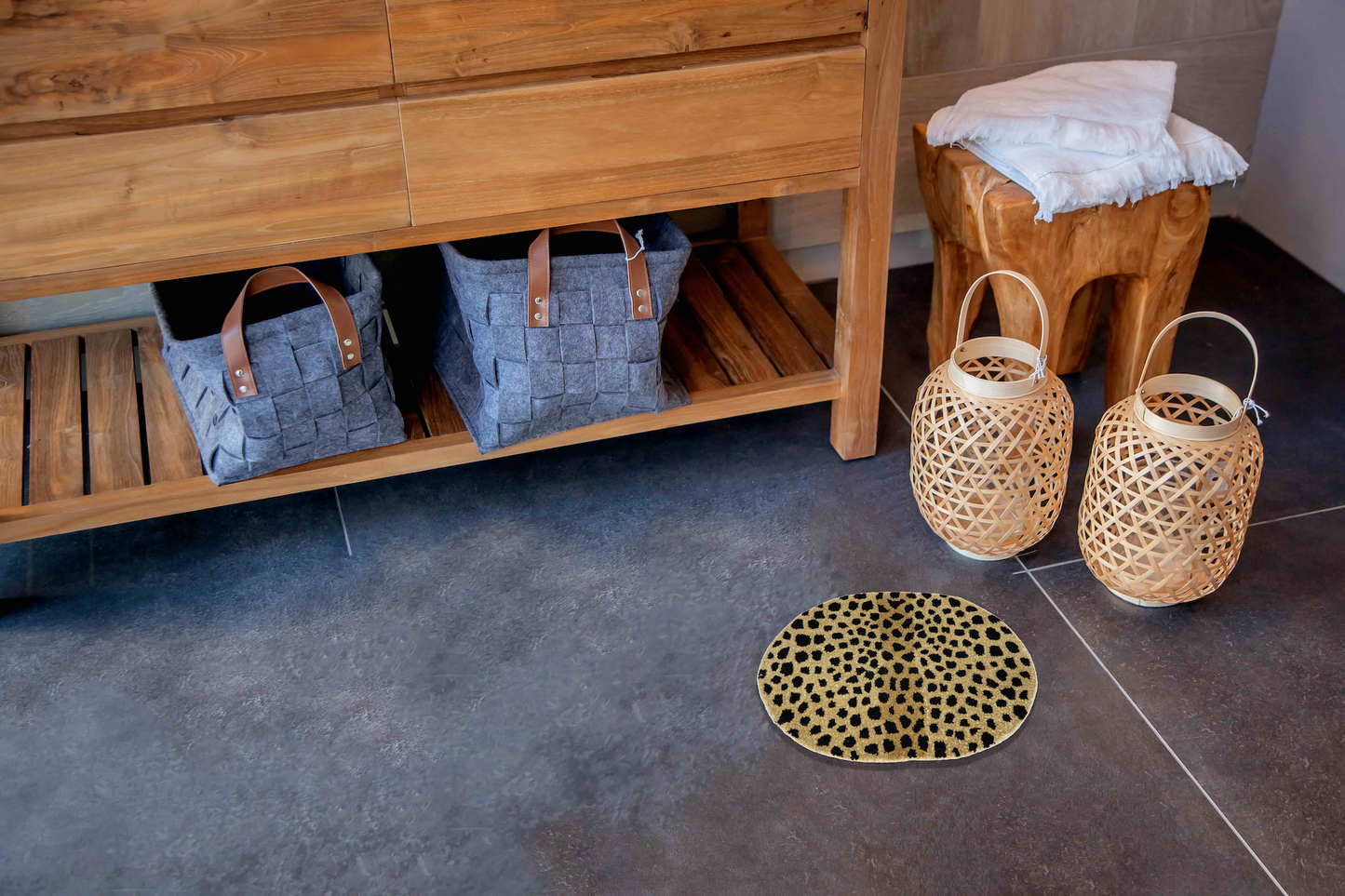 Tappeto Ovale Small Leopard