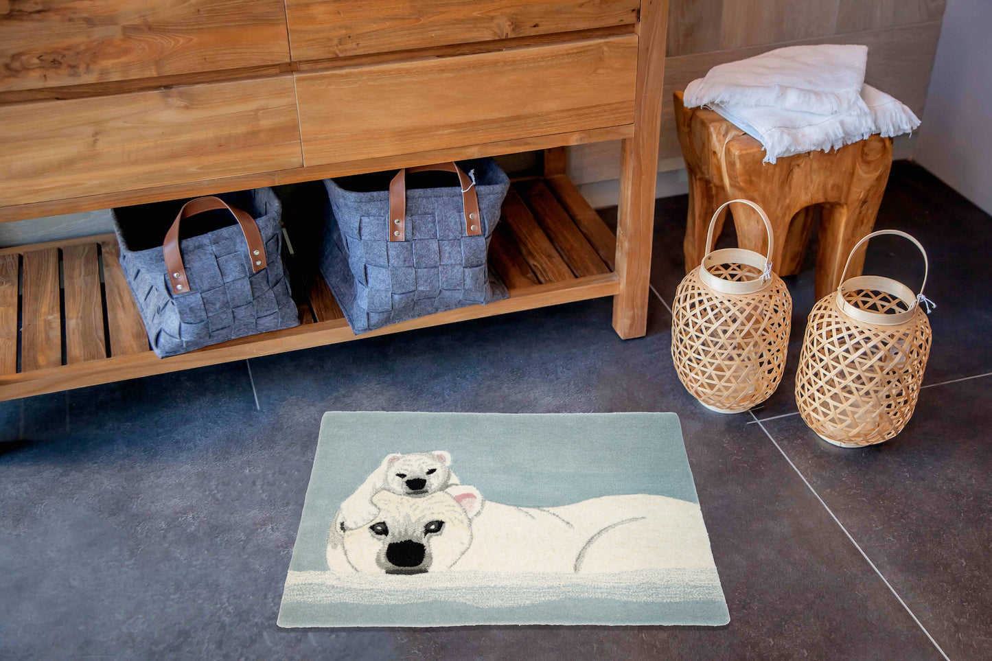 Tappeto Polar Bear and Her Cub 1