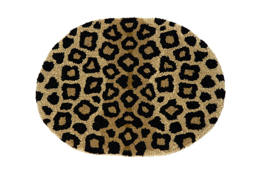 Tappeto Ovale Big Leopard Skin