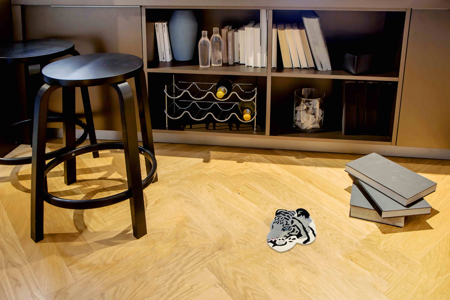 Tappeto Testa White Tiger